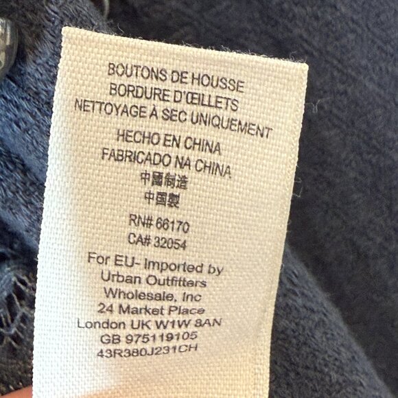 Free People Victorian Lace Up Military Jacket Corset Gray Ruffle Plum Steampunk - Picture 12 of 13